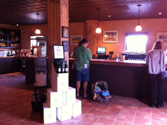Wine tasting at Balletto Winery - it's best to start 'em young! :)