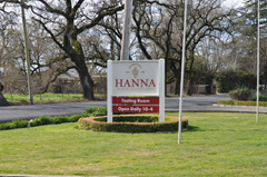 Hanna Winery and Vineyard's Russian River Valley tasting room is just on the outskirts of Santa Rosa.