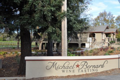 Michel-Bernard's new tasting room in Sonoma County's Dry Creek Valley