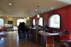 Inside Michel-Bernard's Dry Creek Valley tasting room.