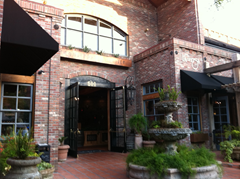 The lovely brick exterior to La Rosa - the new Mexican restaurant in downtown Santa Rosa.  Unfortunately, the food doesn't come close to measuring up.