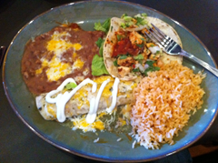 One of the two meals they actually got right at La Rosa - the new Mexican restaurant in downtown Santa Rosa