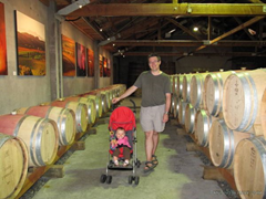 Looking for some more wine to fill those Wine Skins, at the Cloudy Bay Winery, New Zealand